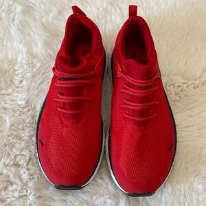 Puma Pacer Next Cage Ac Ps red shoes size 2C
